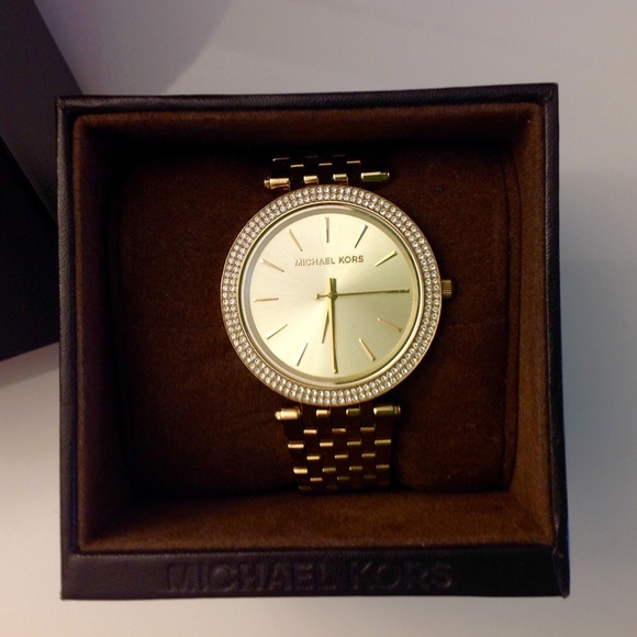 Gold Michael Kors Watch with original box & tags!